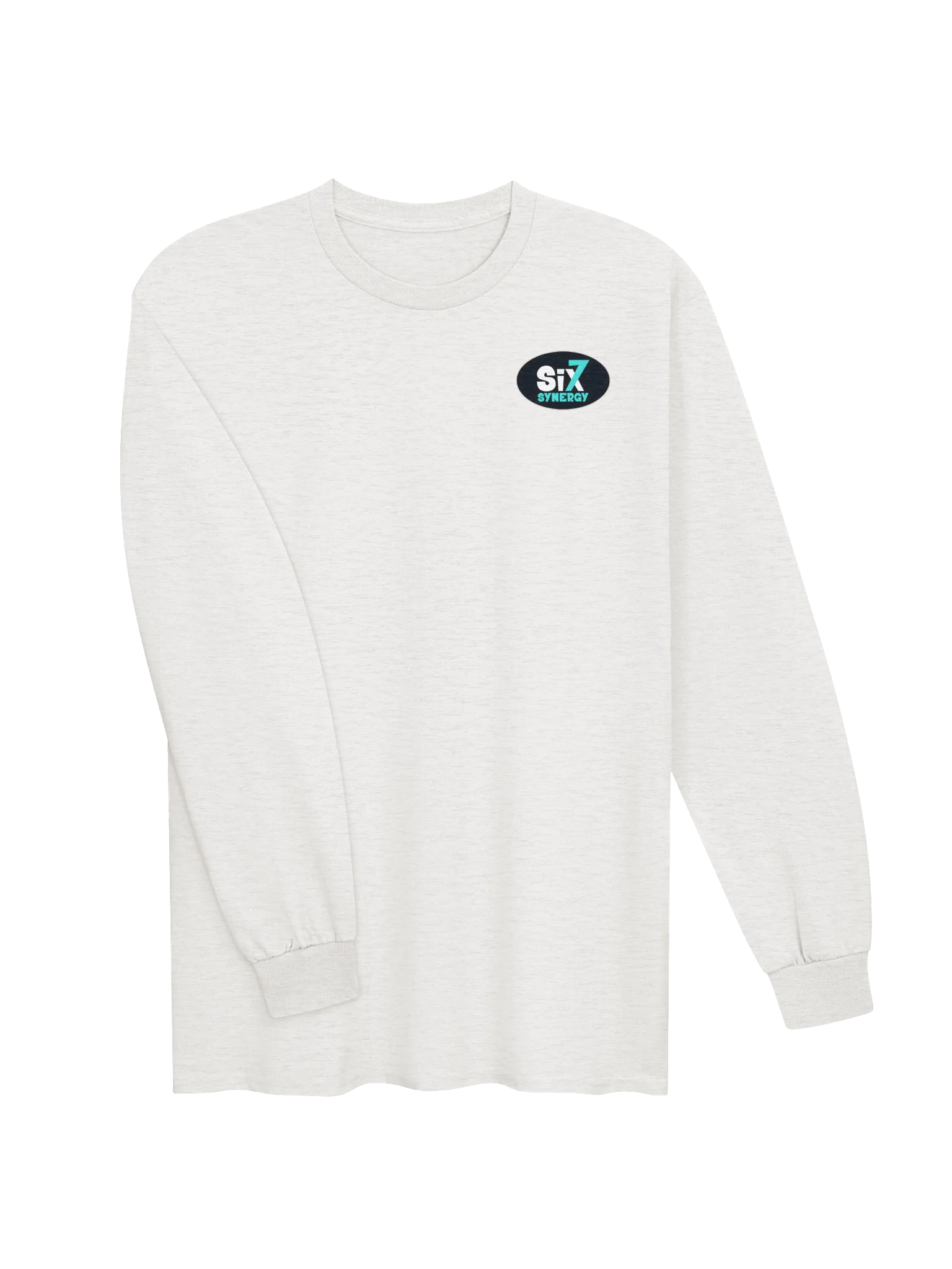 Adult Long-Sleeve Shirt - Very Light Gray product image (3)