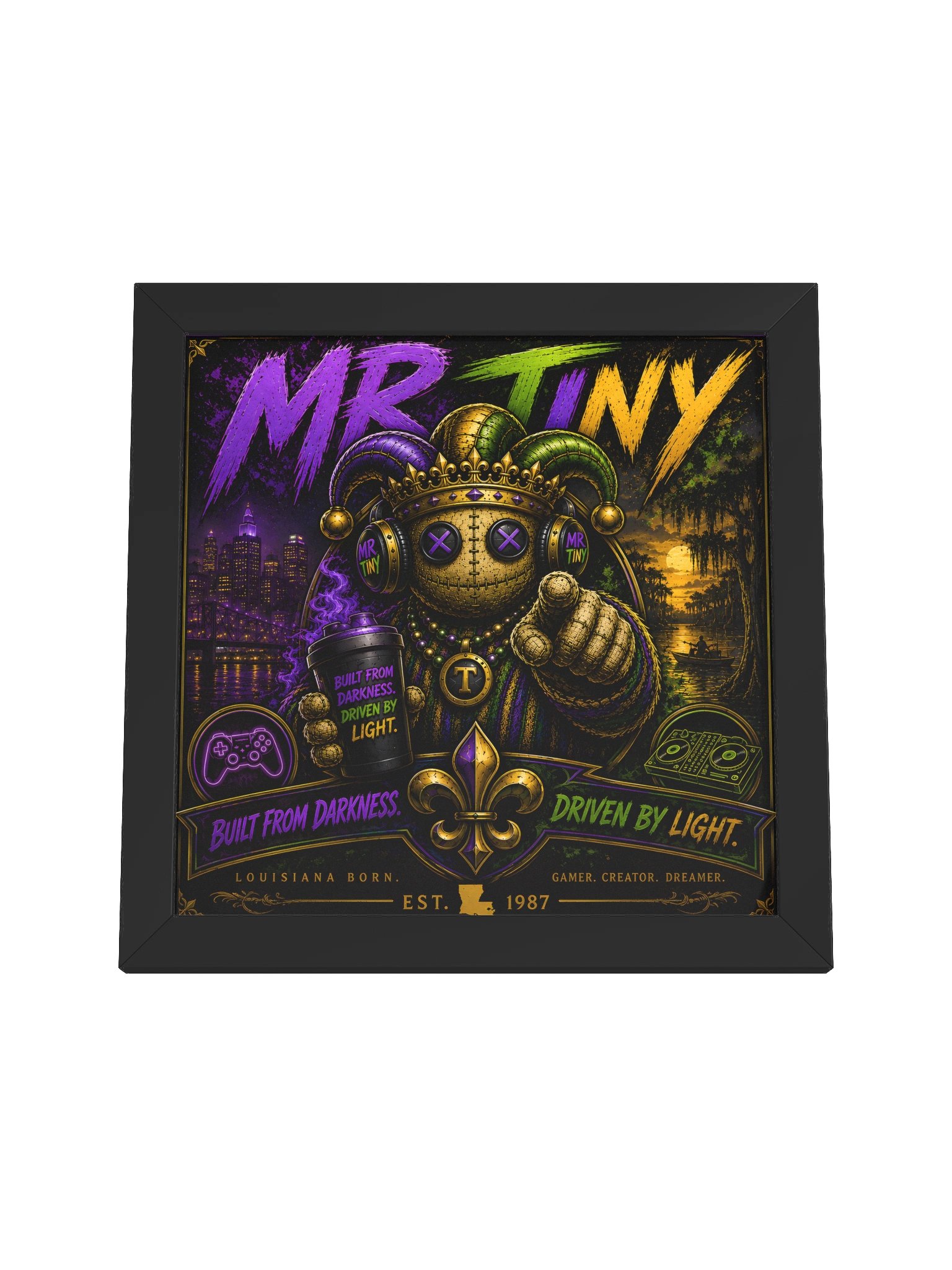 ⚜️ Mr Tiny – Built From Darkness. Driven By Light. Collector's Poster ⚜️ product image (8)