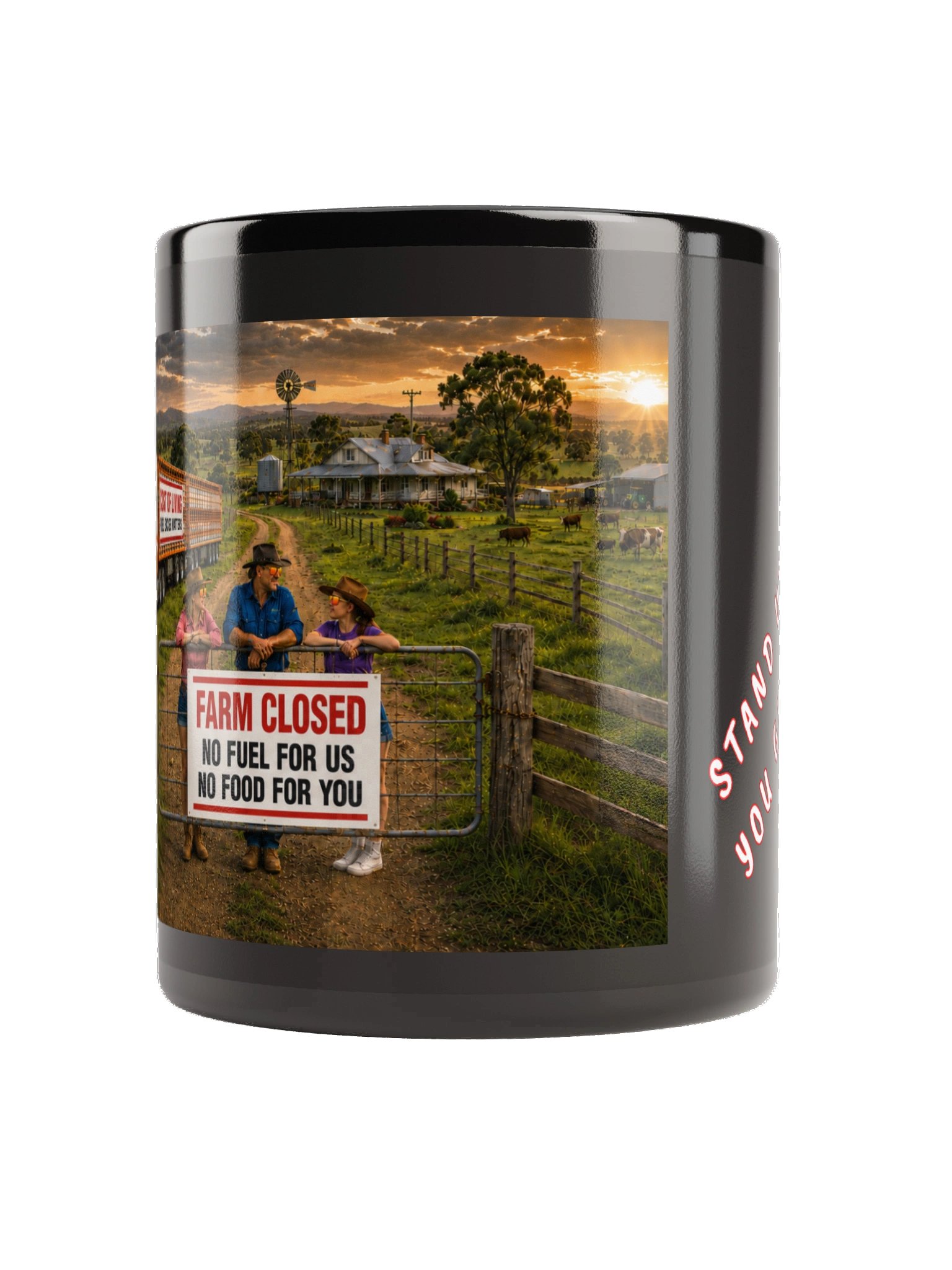 No Fuel for US - No Food for You Mug product image (2)