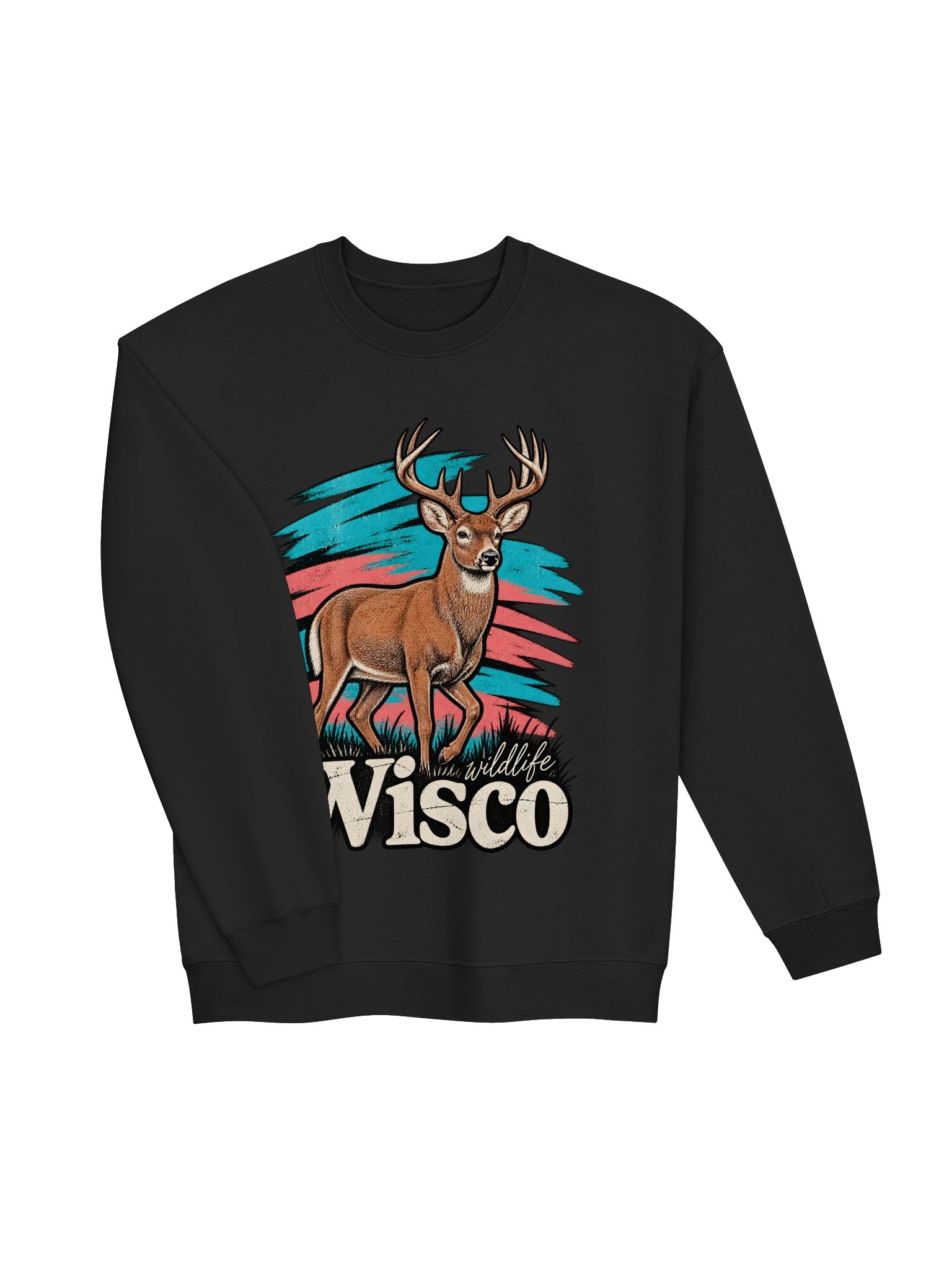 Wisco Wildlife Deer Crewneck Sweatshirt product image (3)