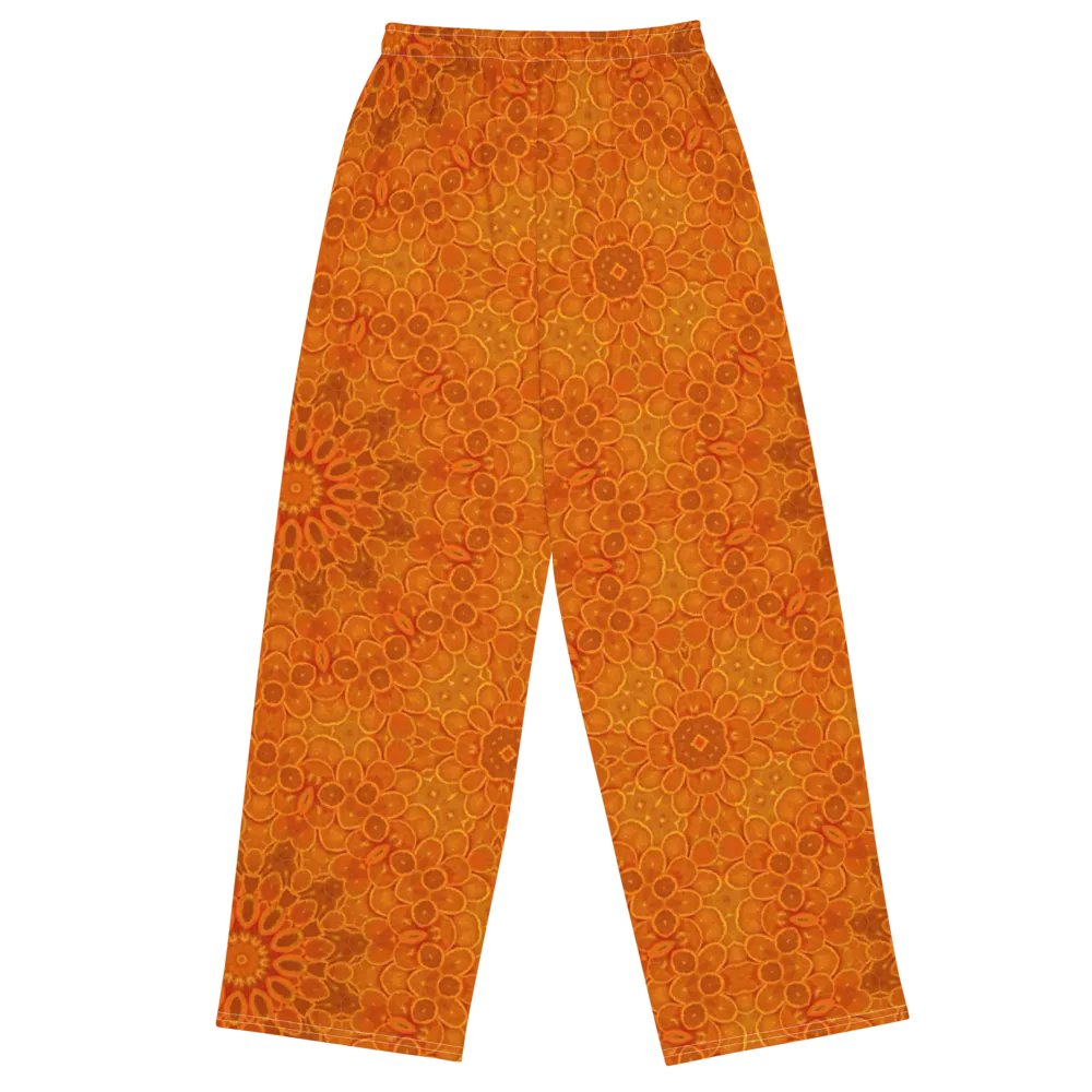 Orange Slices Kaleidoscope Wideleg Pants product image (2)