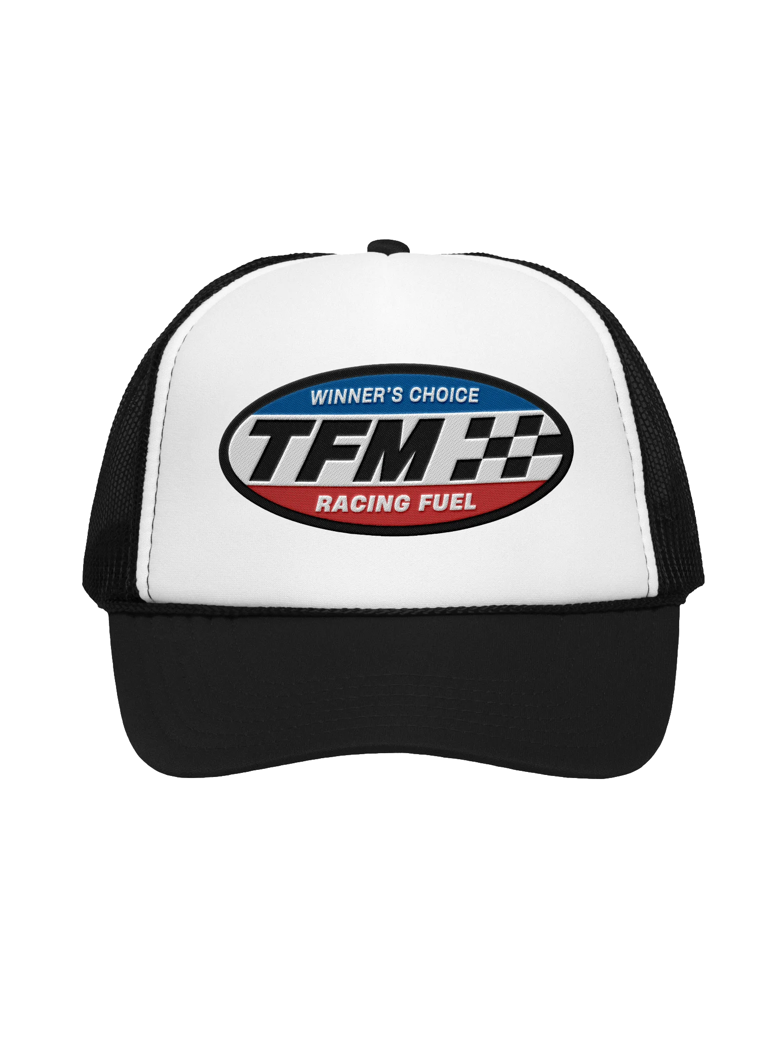 Think Fast Racing Fuel Trucker Hat - White product image (1)