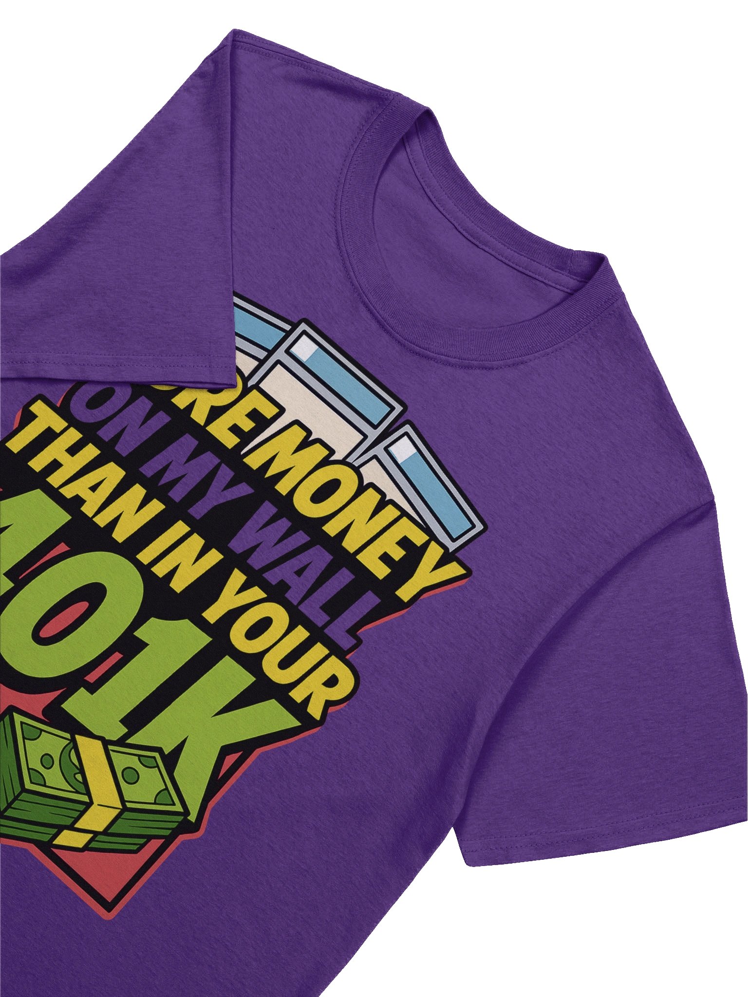More Money on My Wall Than in Your 401k – Comic Collector Slab Wall Flex Tee product image (7)