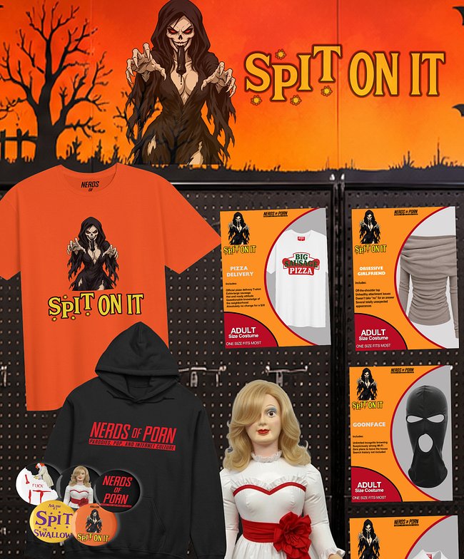 Spit On It Halloween Merch