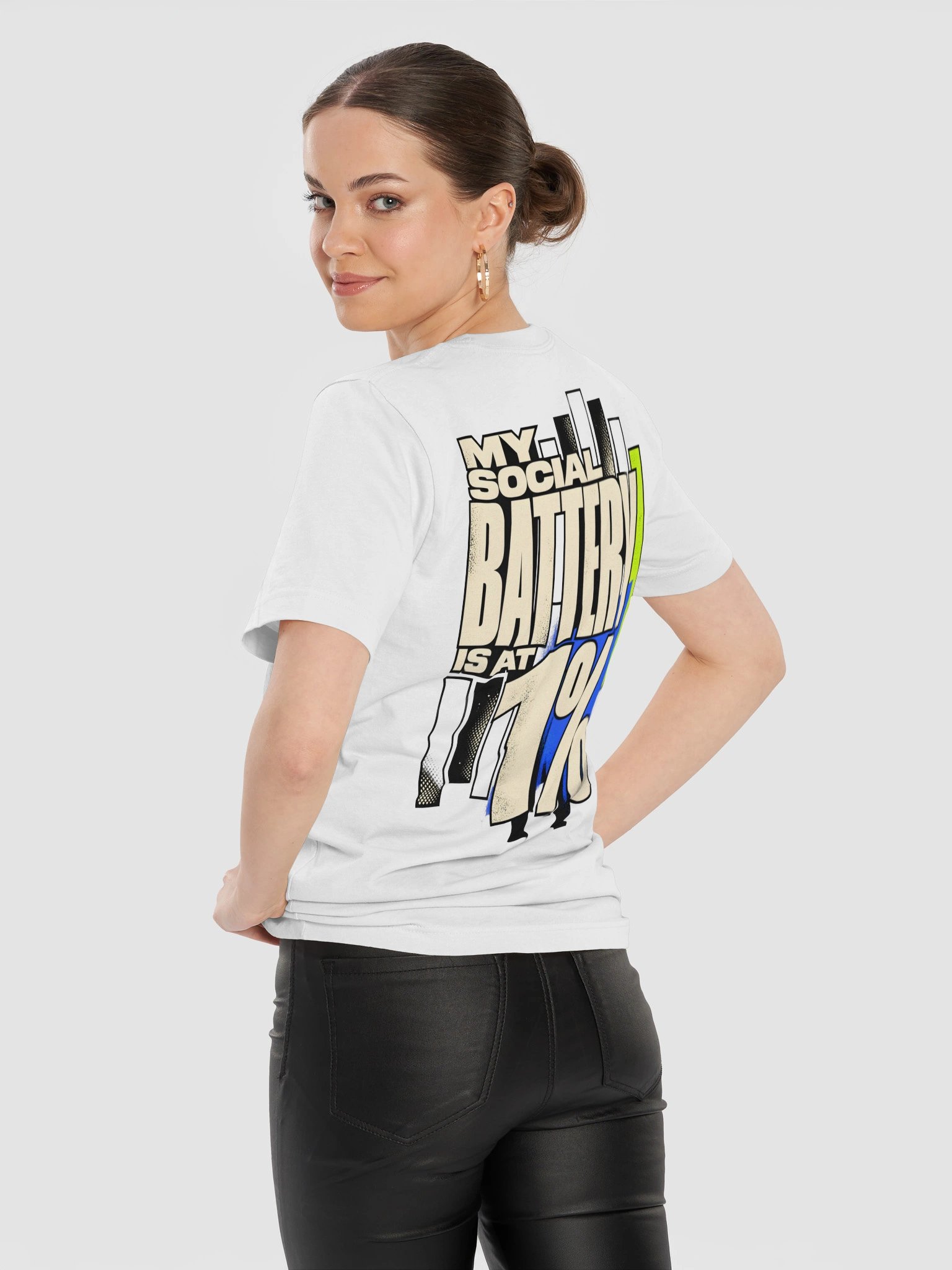 My Social Battery Is at 1% T-Shirt product image (12)