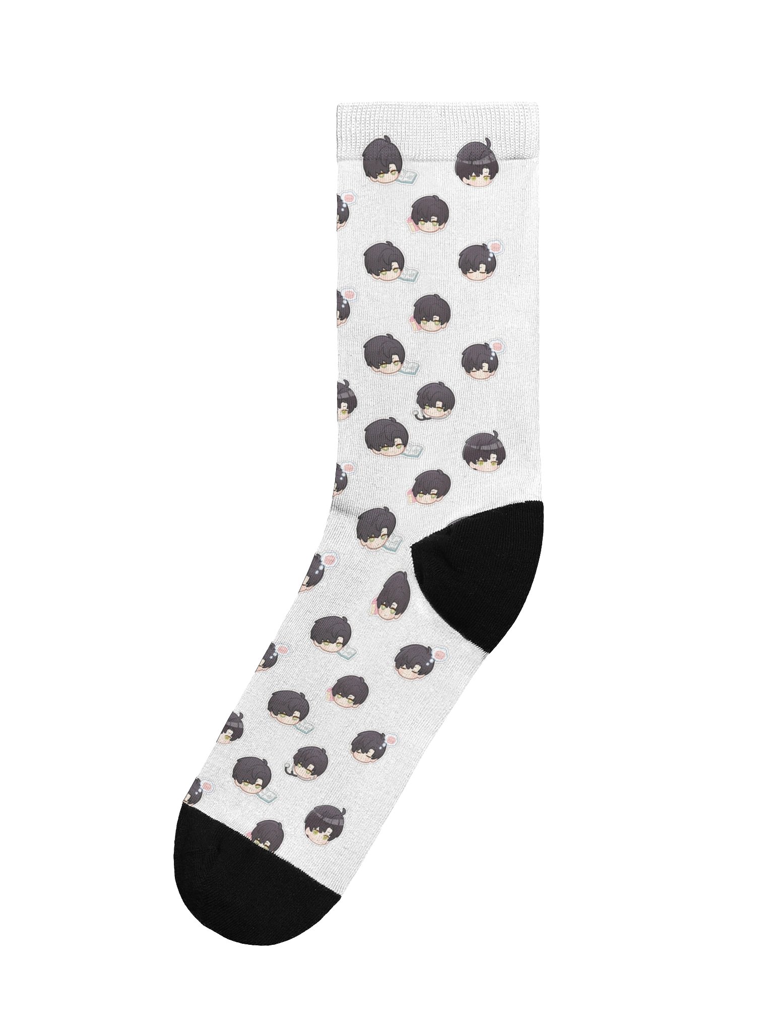Zayne Chibi Pattern Socks product image (1)