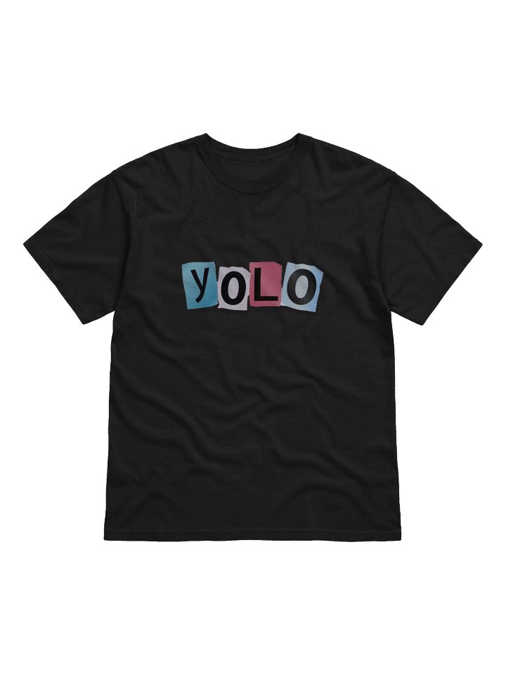 YOLO Cutout Magazine Style T-Shirt product image (4)
