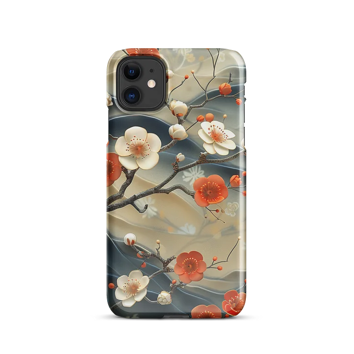 Traditional Japanese Floral iPhone Case - Plum Blossom Aesthetic Cover product image (28)