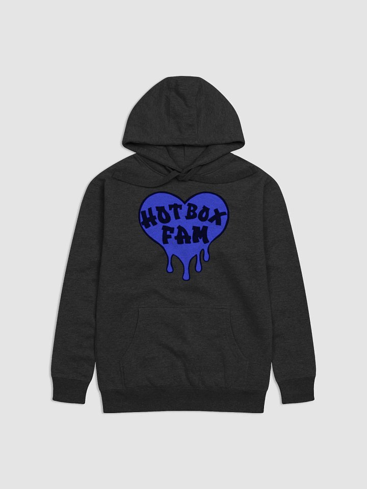 UNISEX HOT BOX FAM SOLID ROYAL BLUE LOGO HOODIE product image (3)