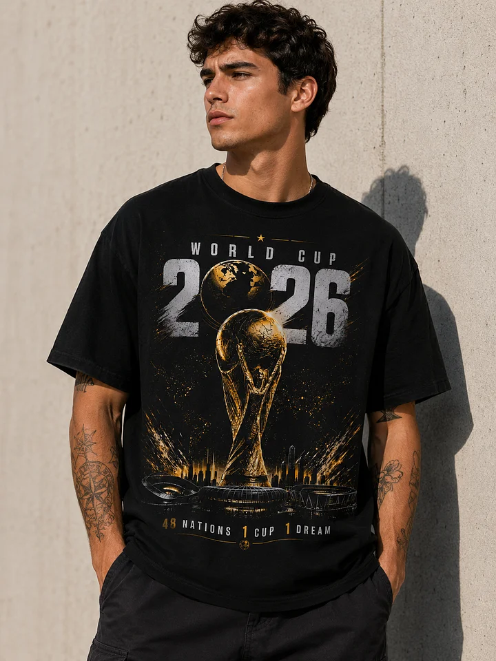 World Cup 2026 Trophy Graphic Tee product image (2)