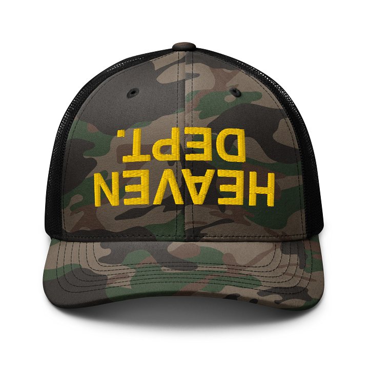 H.D. Messed Up Camo Trucker Hat product image (1)