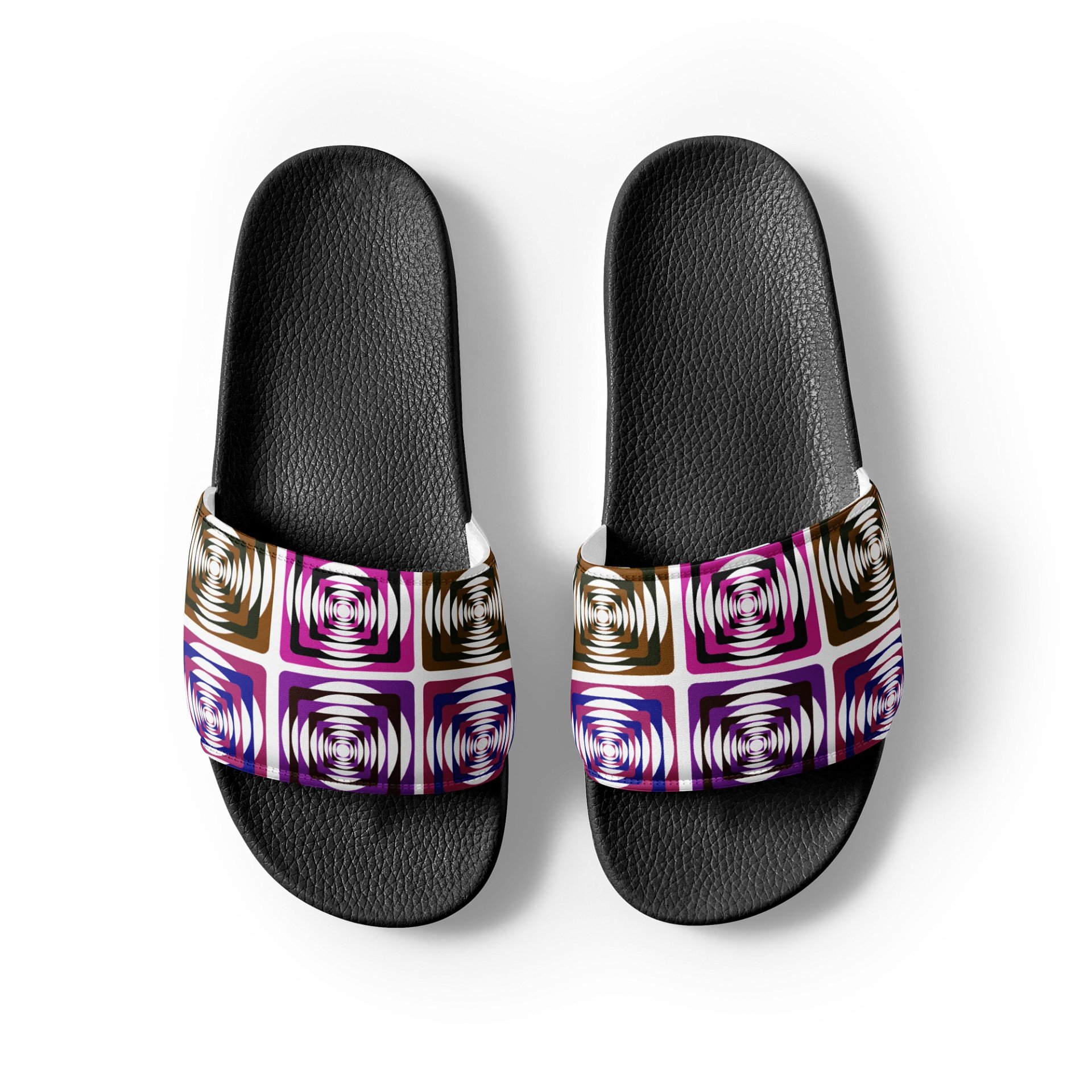 Hypnotic Geometric Women's Slides product image (4)