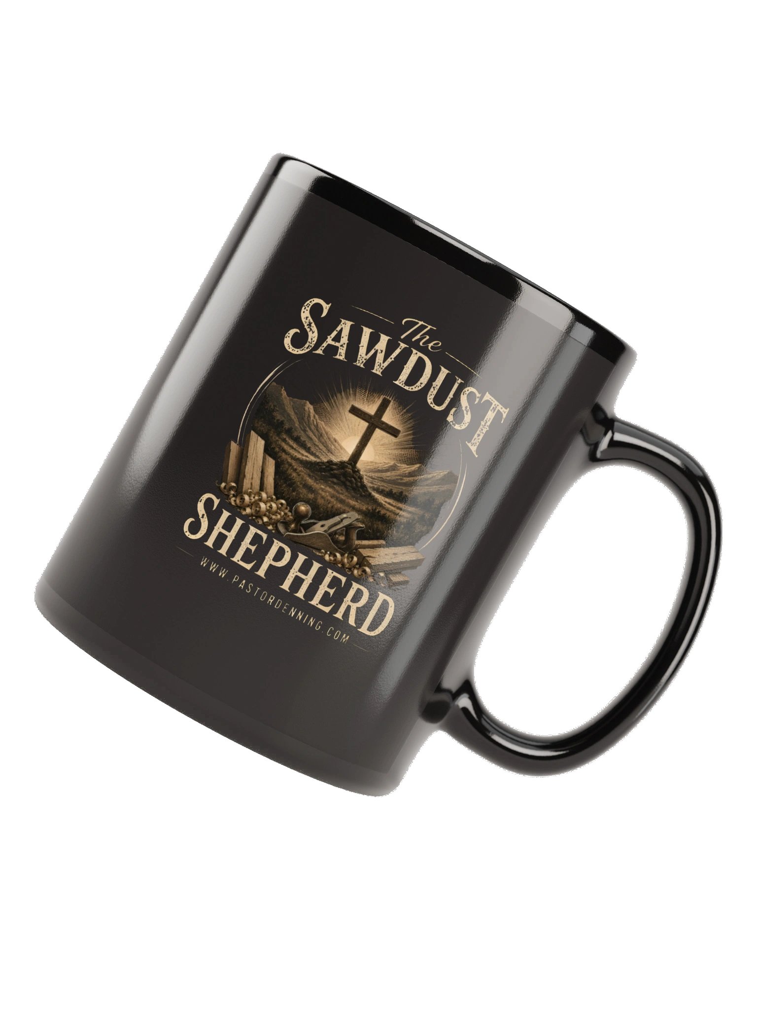 "The Sawdust Shepherd" Black Mug product image (6)