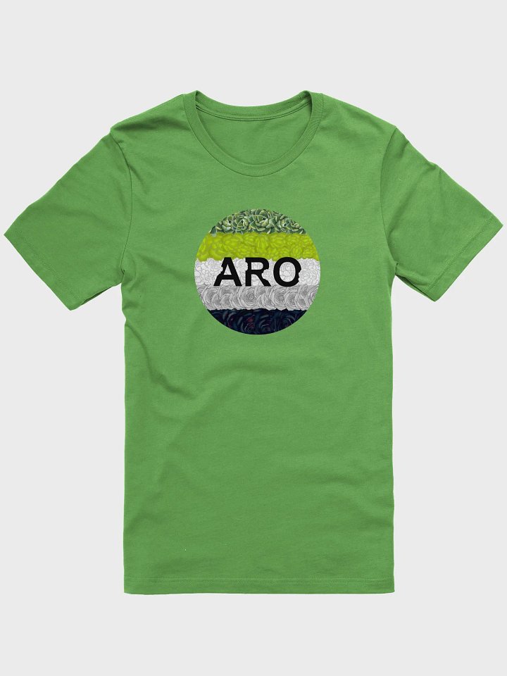 floral aromantic t-shirt product image (1)