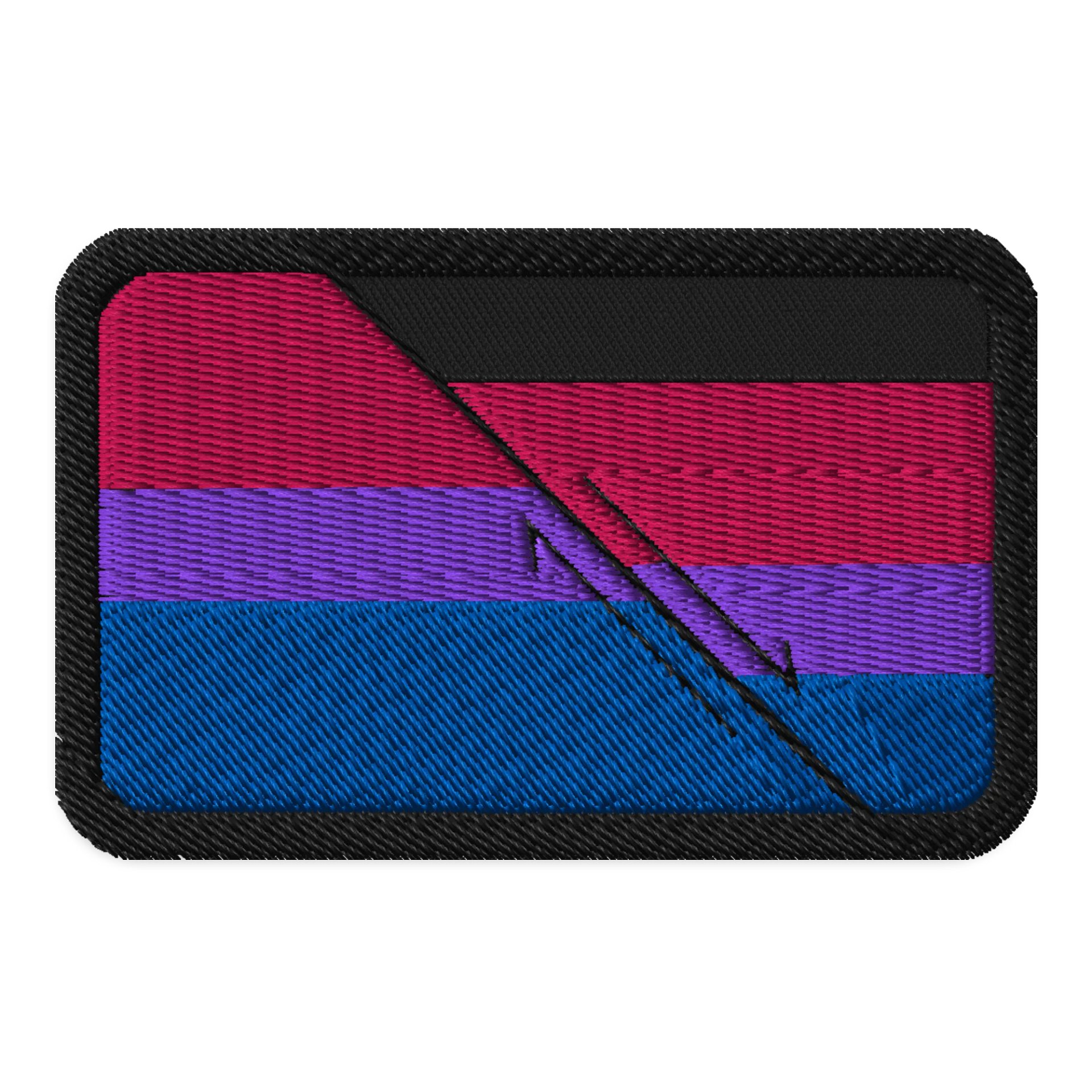 Faulted Pride Flags- Bi patch product image (1)