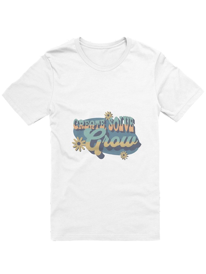 Create, Solve, Grow Retro T-Shirt product image (2)
