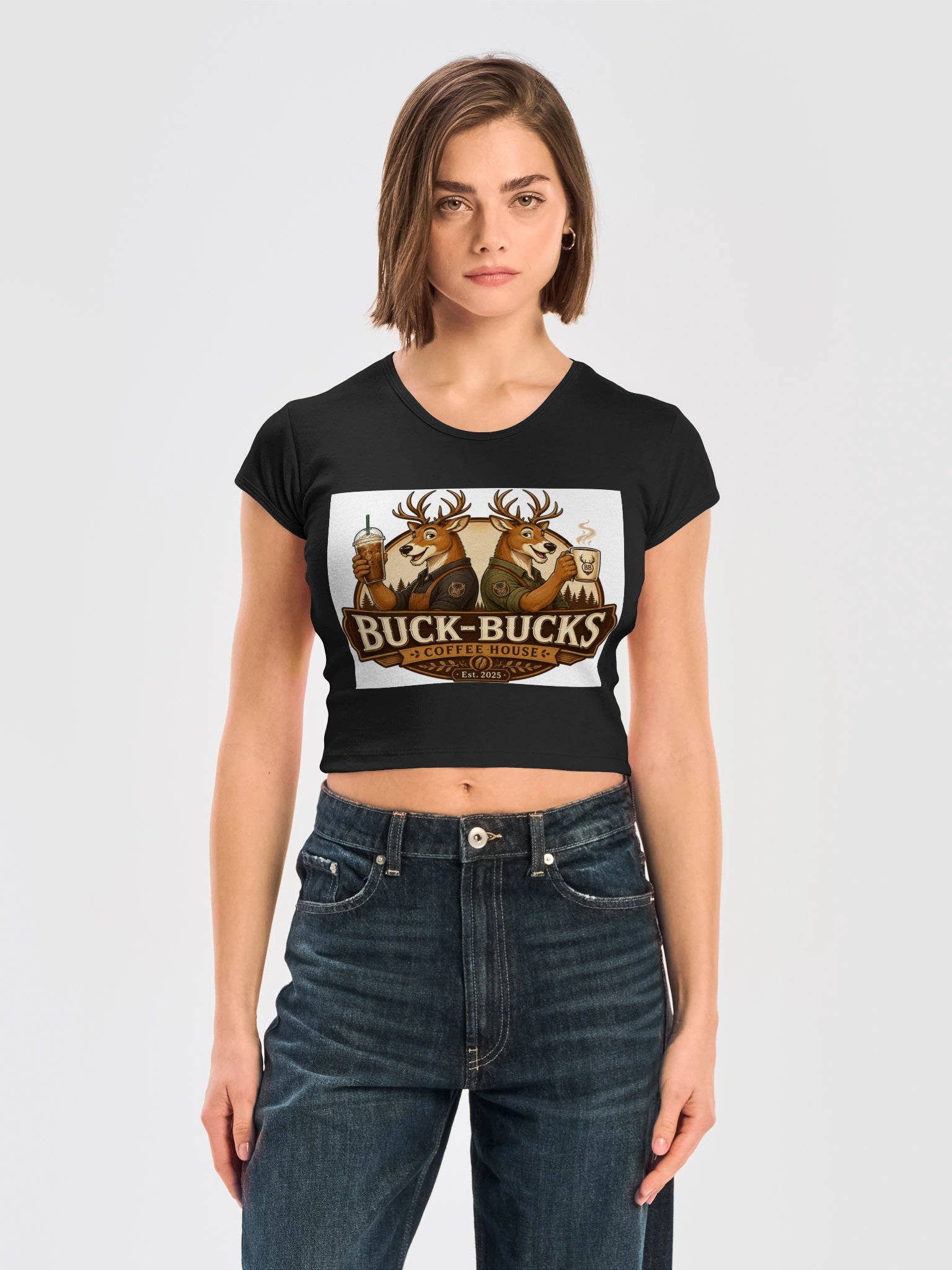 Buck-Bucks Coffee Shortcut- Shirt product image (3)