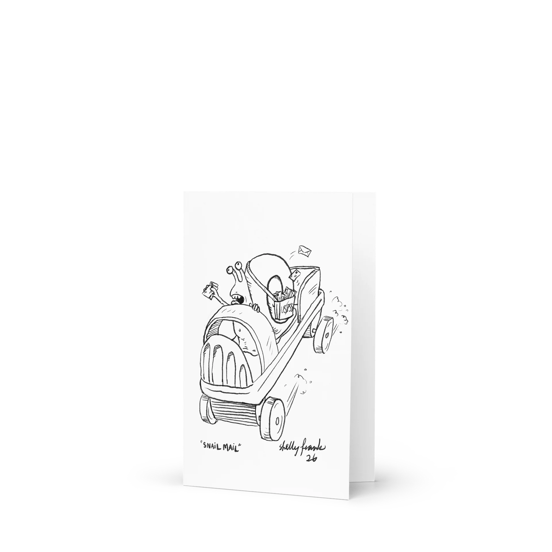 Snail Mail Blank card product image (1)