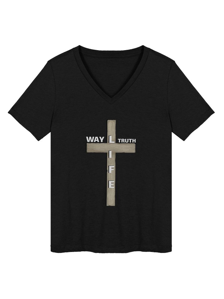 Way Truth Life Women's V-Neck T-Shirt product image (2)