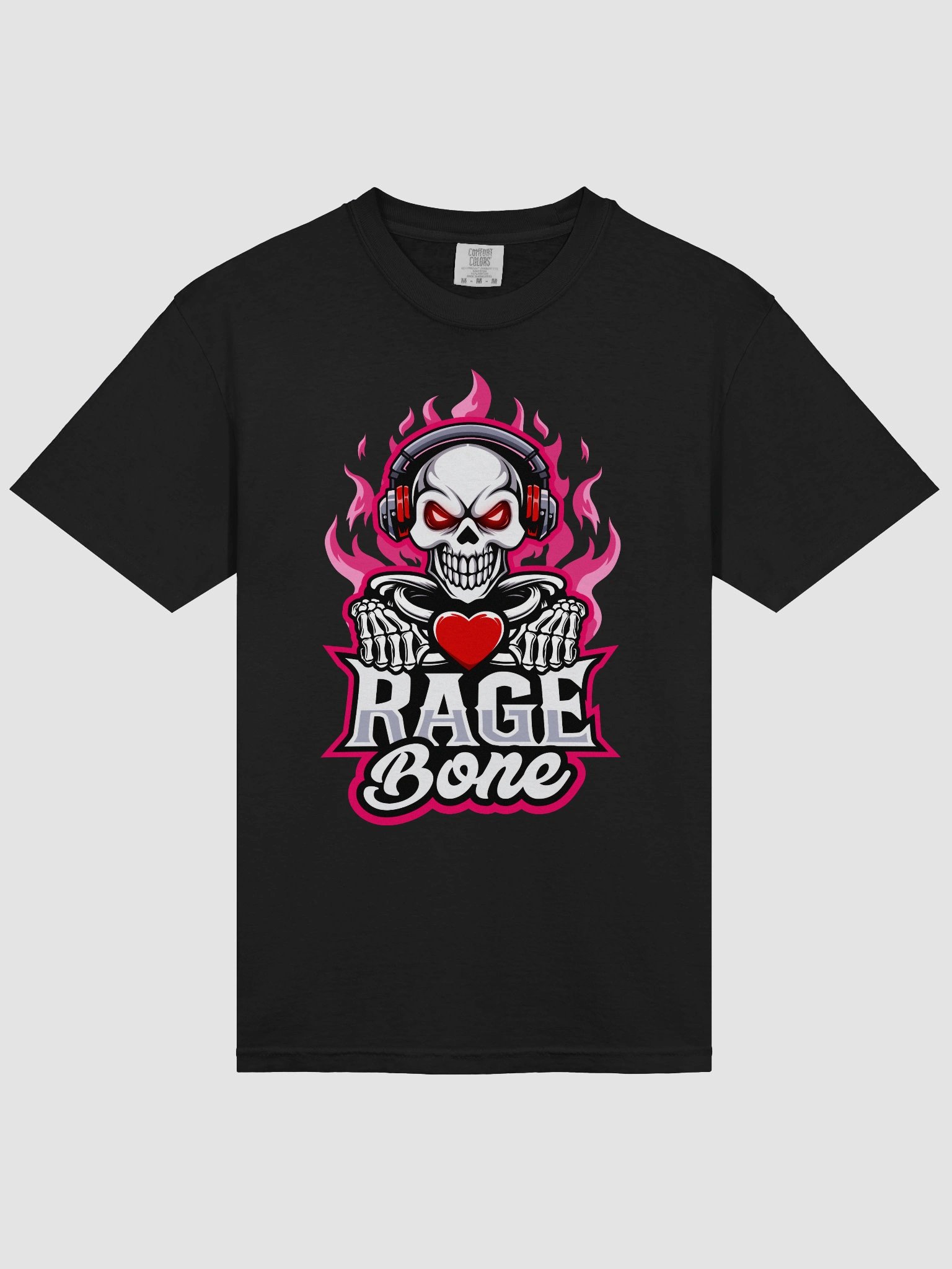 RAGE Bone Stylized Skull T-Shirt product image (35)