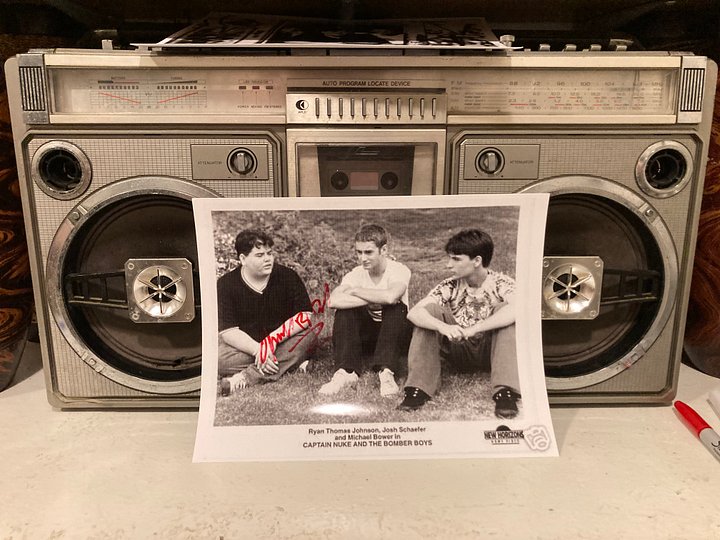 Captain Nuke & Bomber Boys Autographed Press Kit 3 Photos B&W | Michael Bower Auto product image (2)