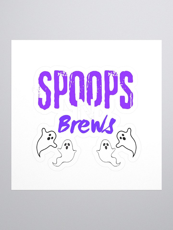 spoops and brews sticker product image (1)
