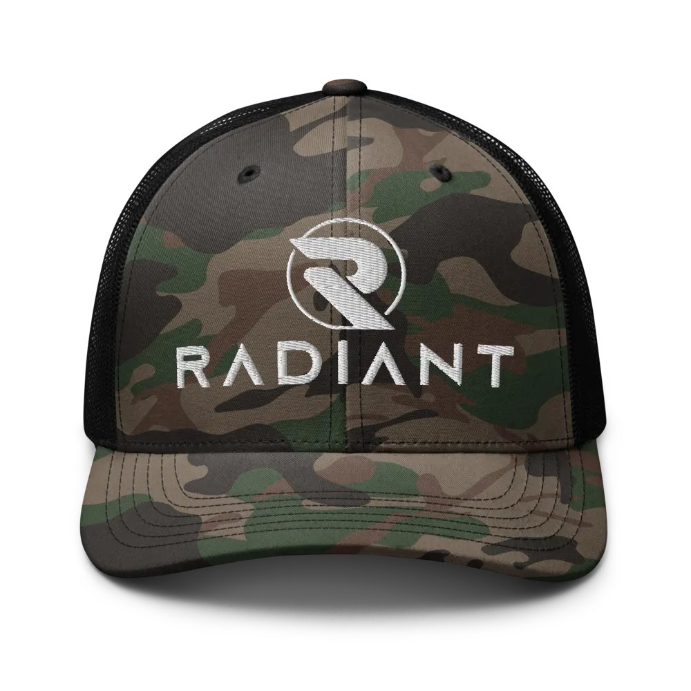 A Radiant Camo Trucker Hat product image (1)
