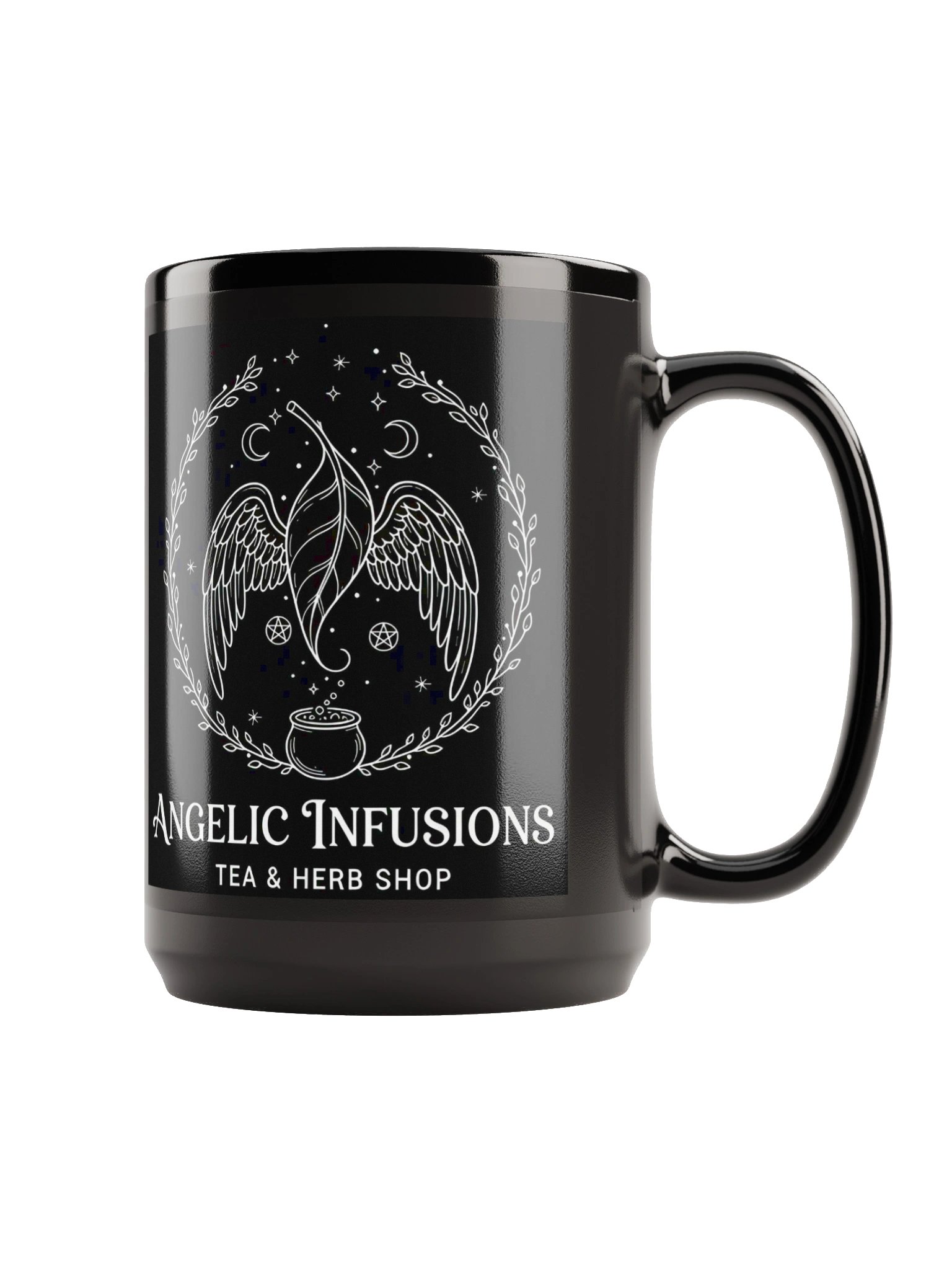 Black Angelic Infusions Cafe Mug product image (1)