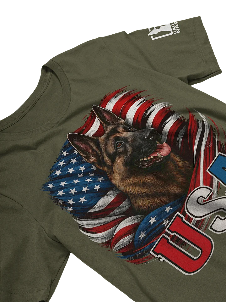 USA German Shepherd - Premium Adult Unisex T-shirt product image (2)
