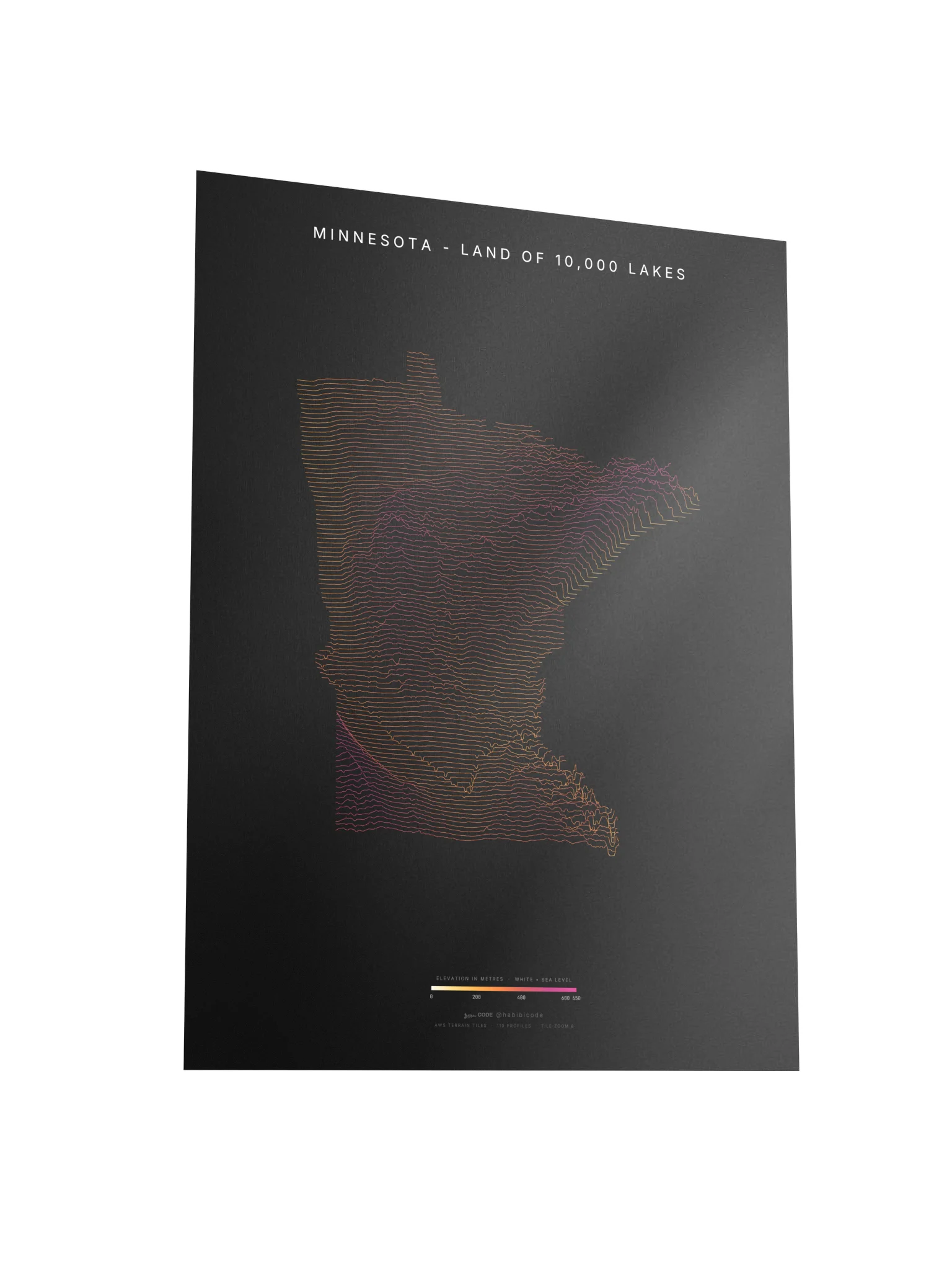 Ridgeline Poster - Minnesota product image (3)