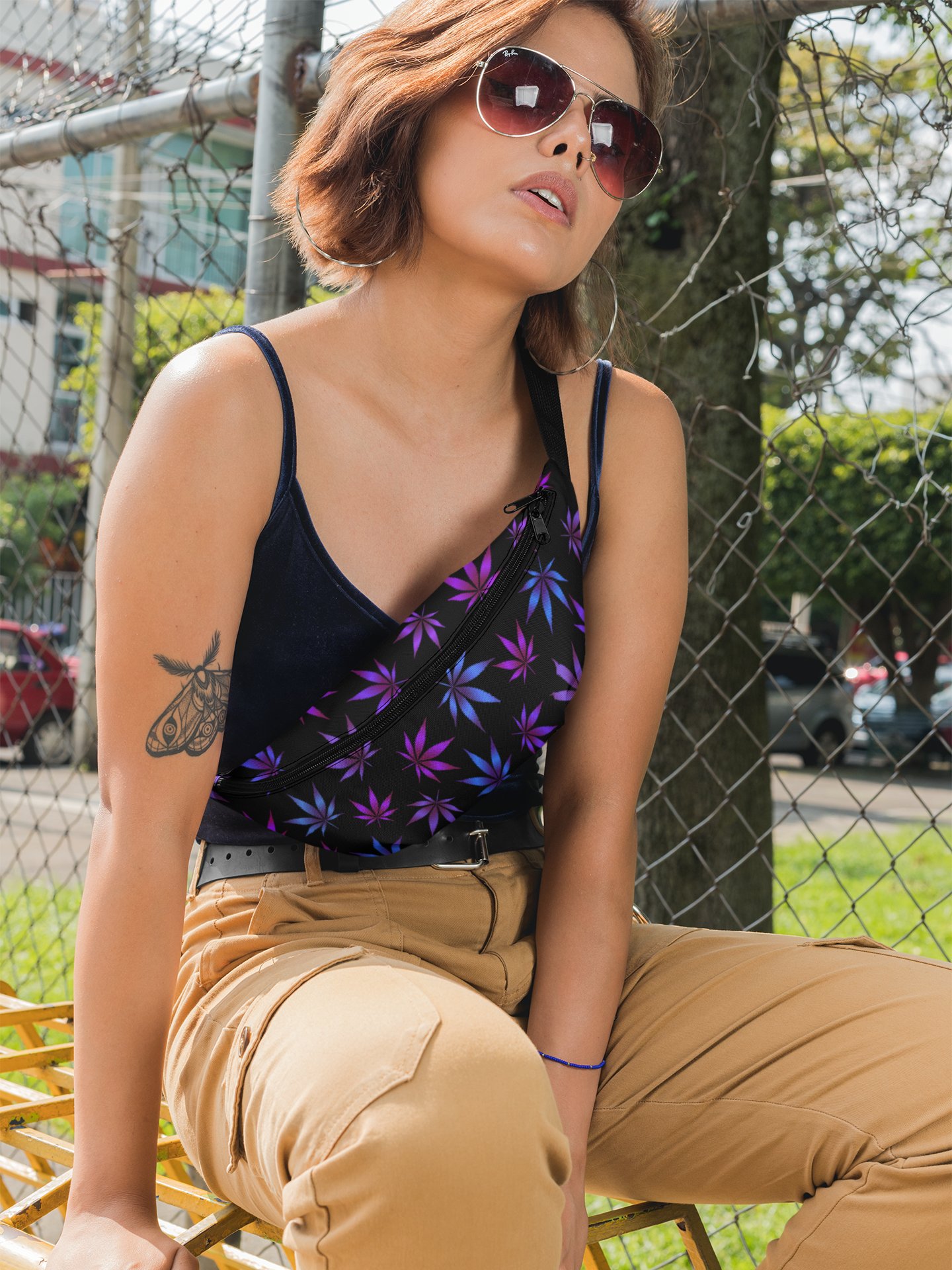 Cosmic Leaf Glow - Fanny Pack product image (1)
