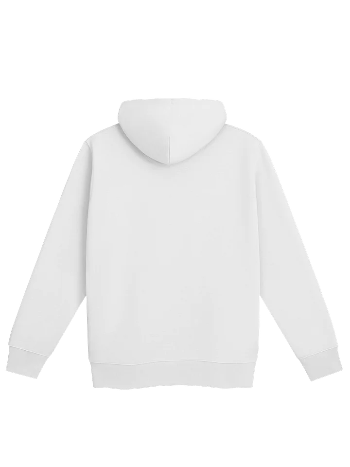 Offbeat Logo White Organic Hoodie product image (2)