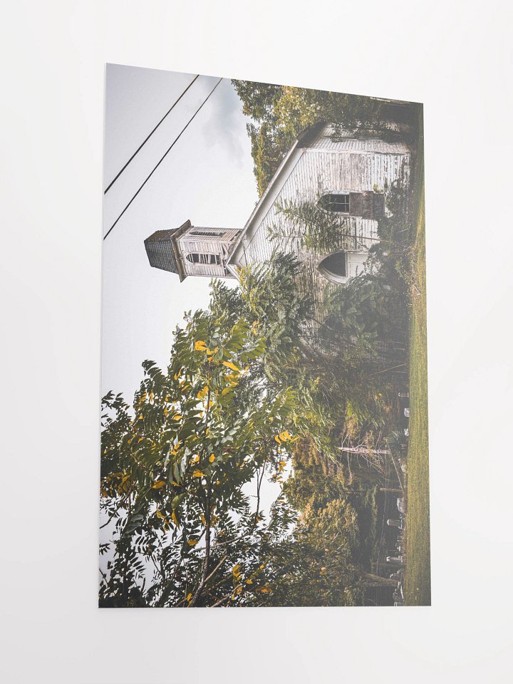 Church with Cemetery Photo Print product image (2)