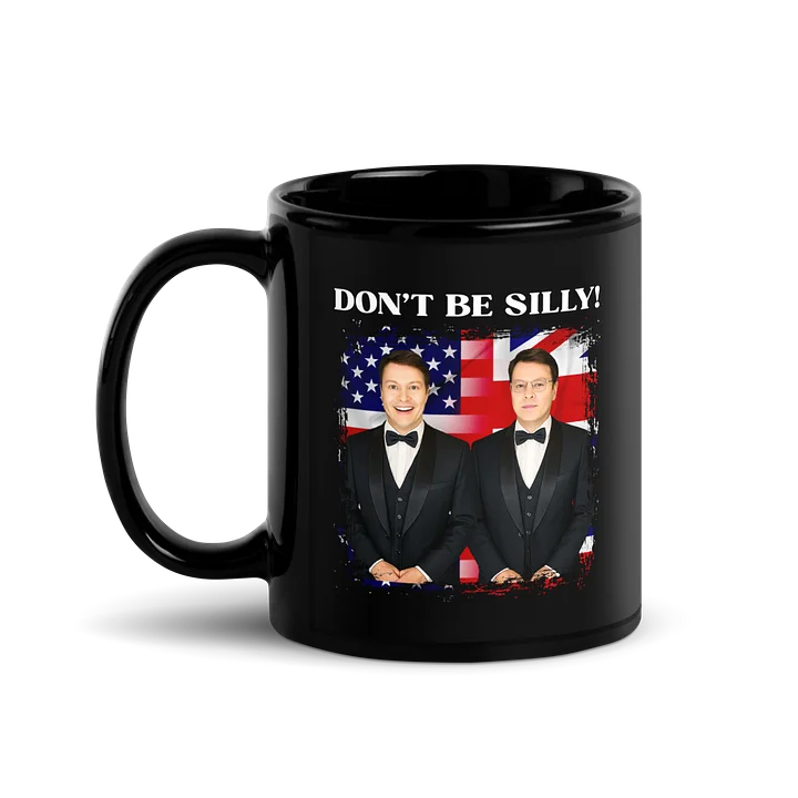 Don't Be Silly! Tuxedo Black Ceramic Mug product image (1)