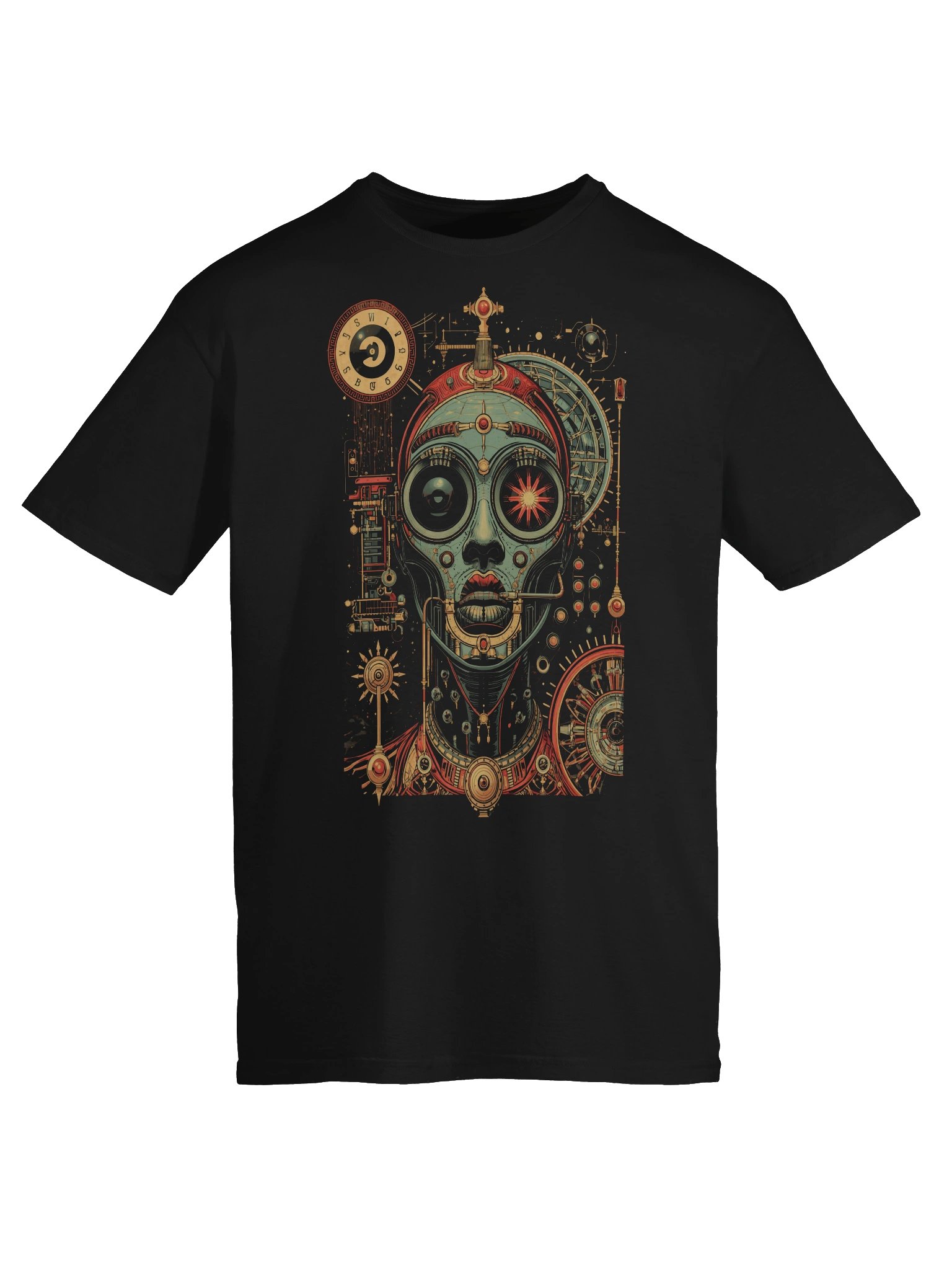 Retro-Futurist Robot Gears T-Shirt product image (4)