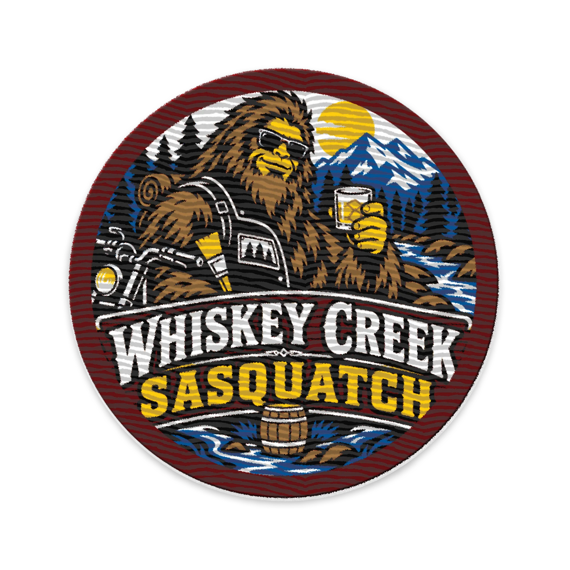 Whiskey Creek Sasquatch Embroidered Patch product image (1)