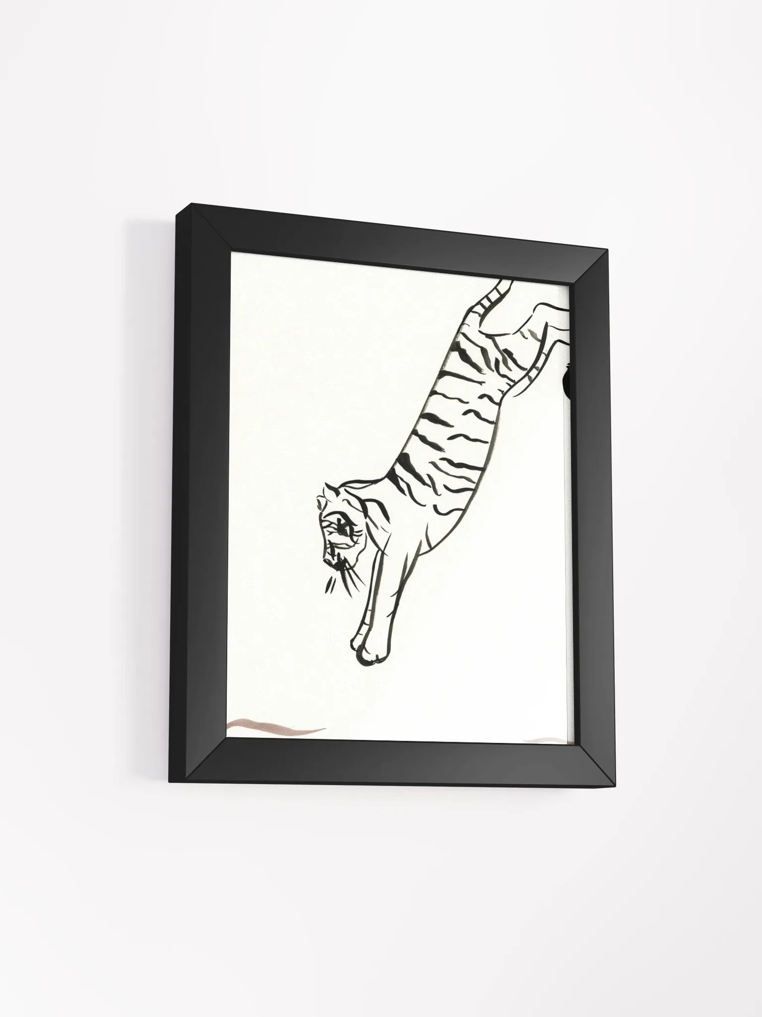 Jumping Tiger Framed Print product image (4)