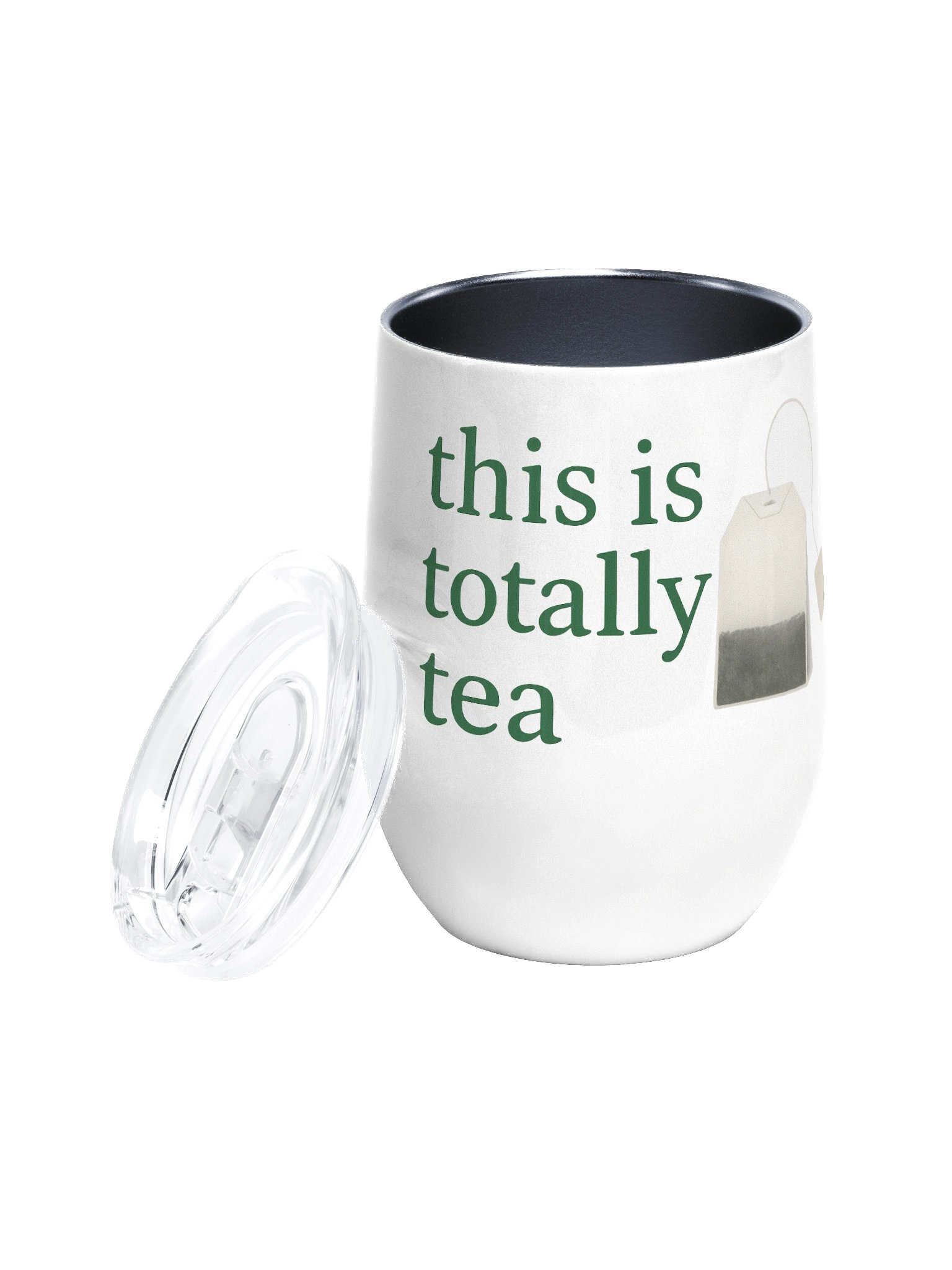 Totally Tea Wine Tumbler product image (1)