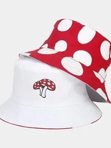 Reversible Trippy Mushroom Bucket Hat product image (2)
