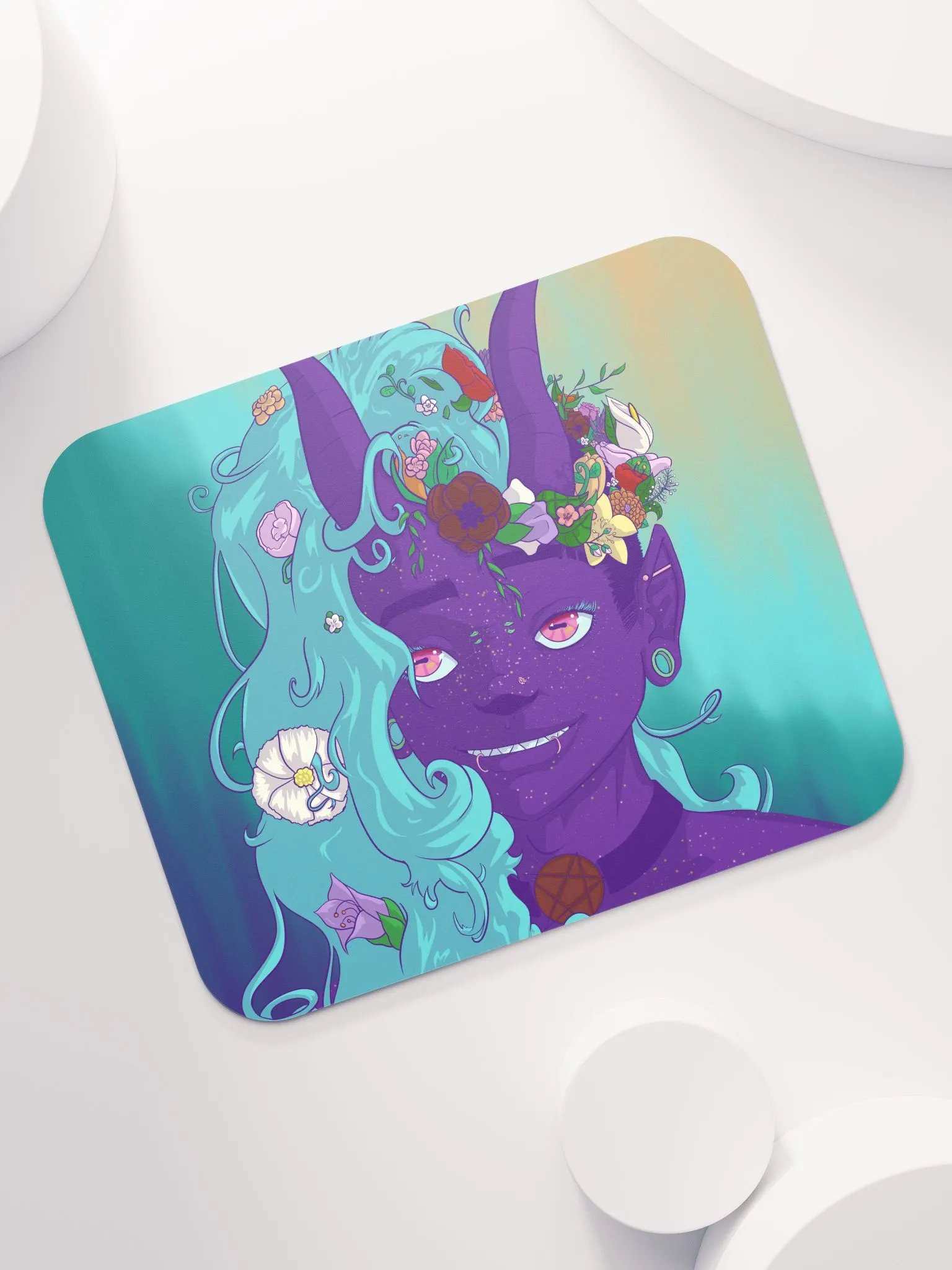 Flower Crown Xoos (Mousepad) product image (7)