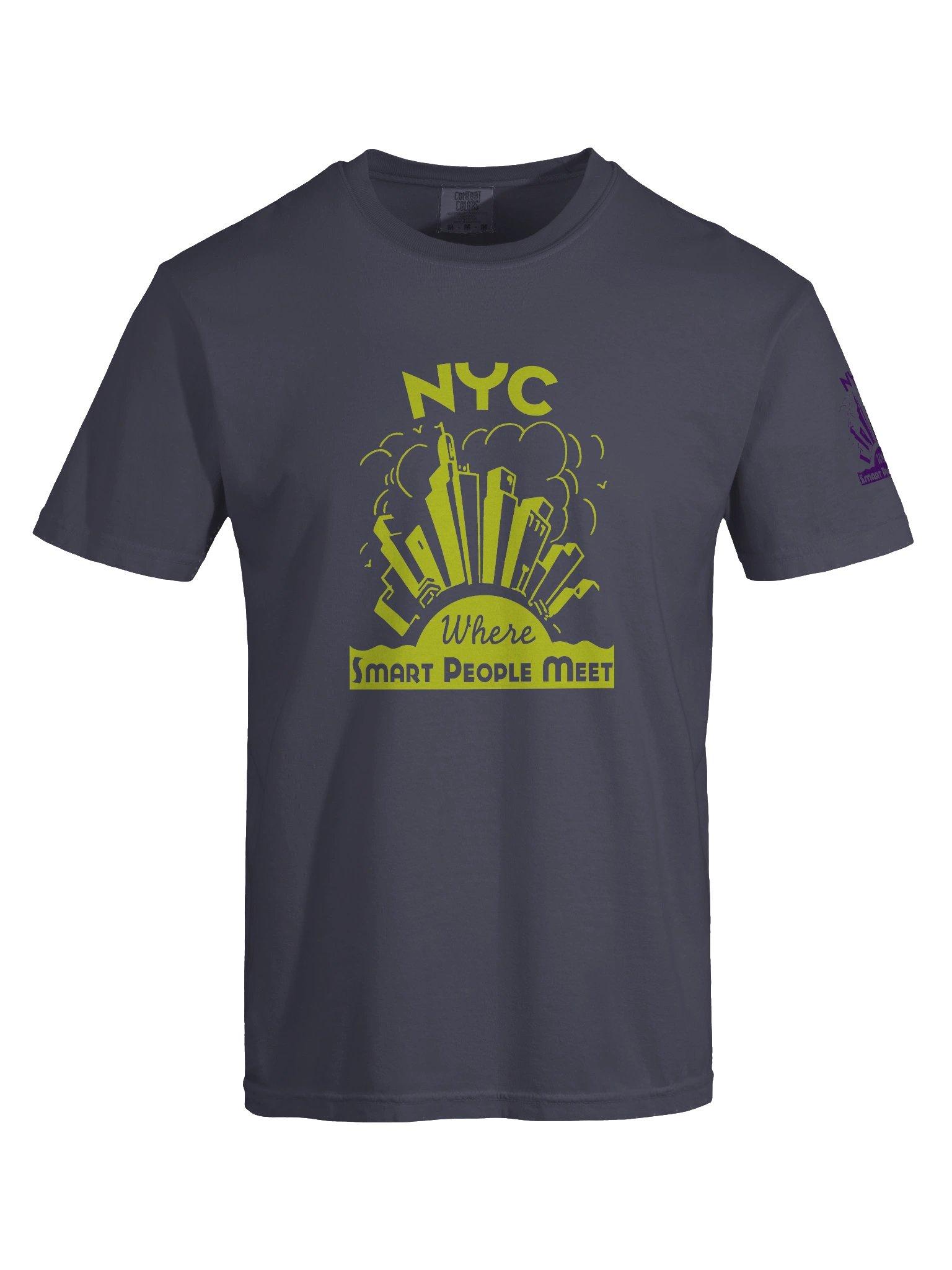 'NYC Smart' T-Shirt — Dark product image (5)