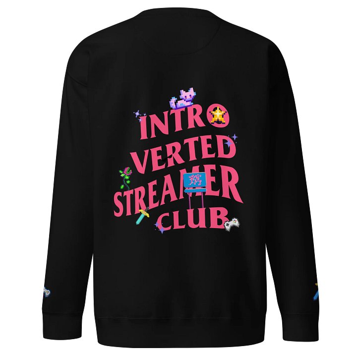 Introverted Streamer Club "Pixel-Elated" Sweatshirt product image (1)