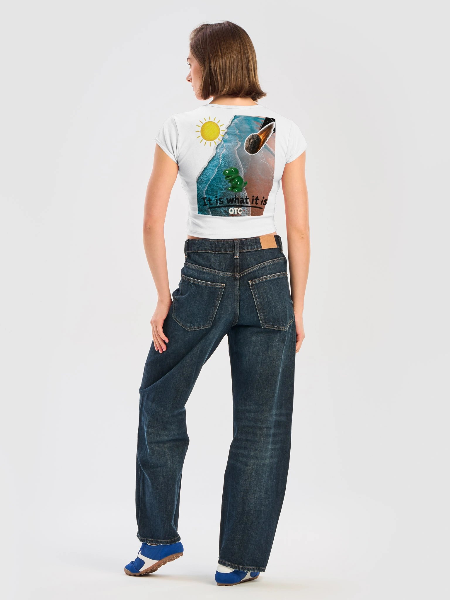 What It Is | Baby Tee Crop | QTC product image (18)