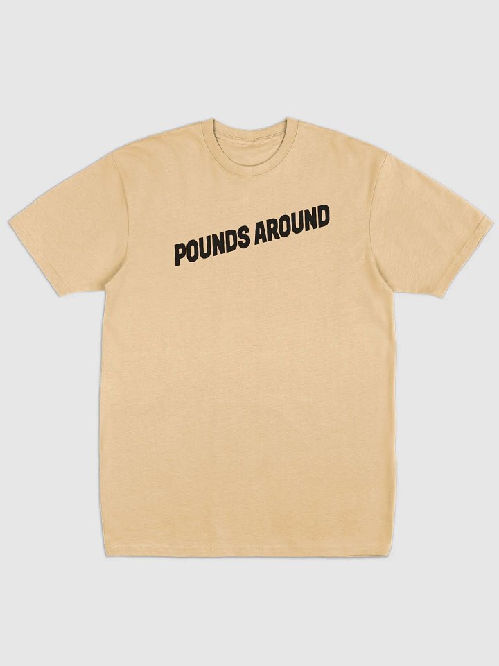 POUNDS AROUND; GOLD AND BLACK SHIRT product image (1)