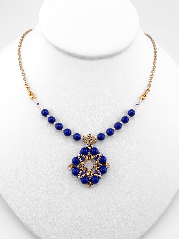 Midnight Melody Pendant Necklace - Blue product image (1)