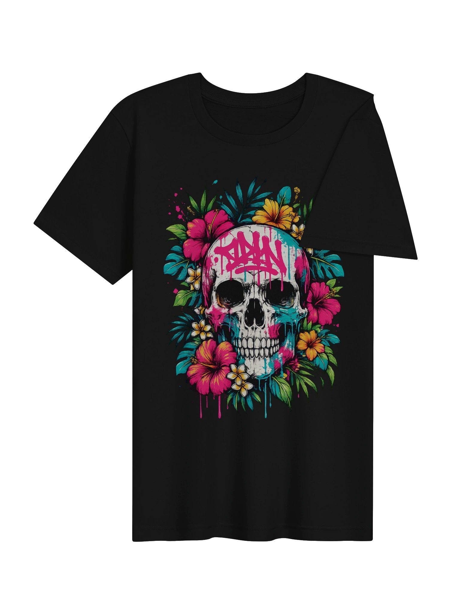 GRAFFYTE — Floral Skull Tee product image (34)
