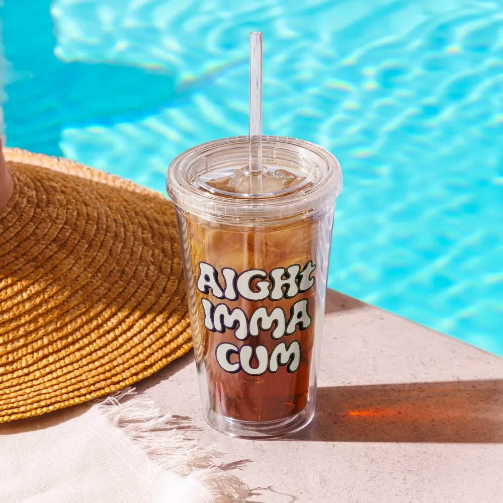 Bubble Text Double Wall Tumbler product image (10)