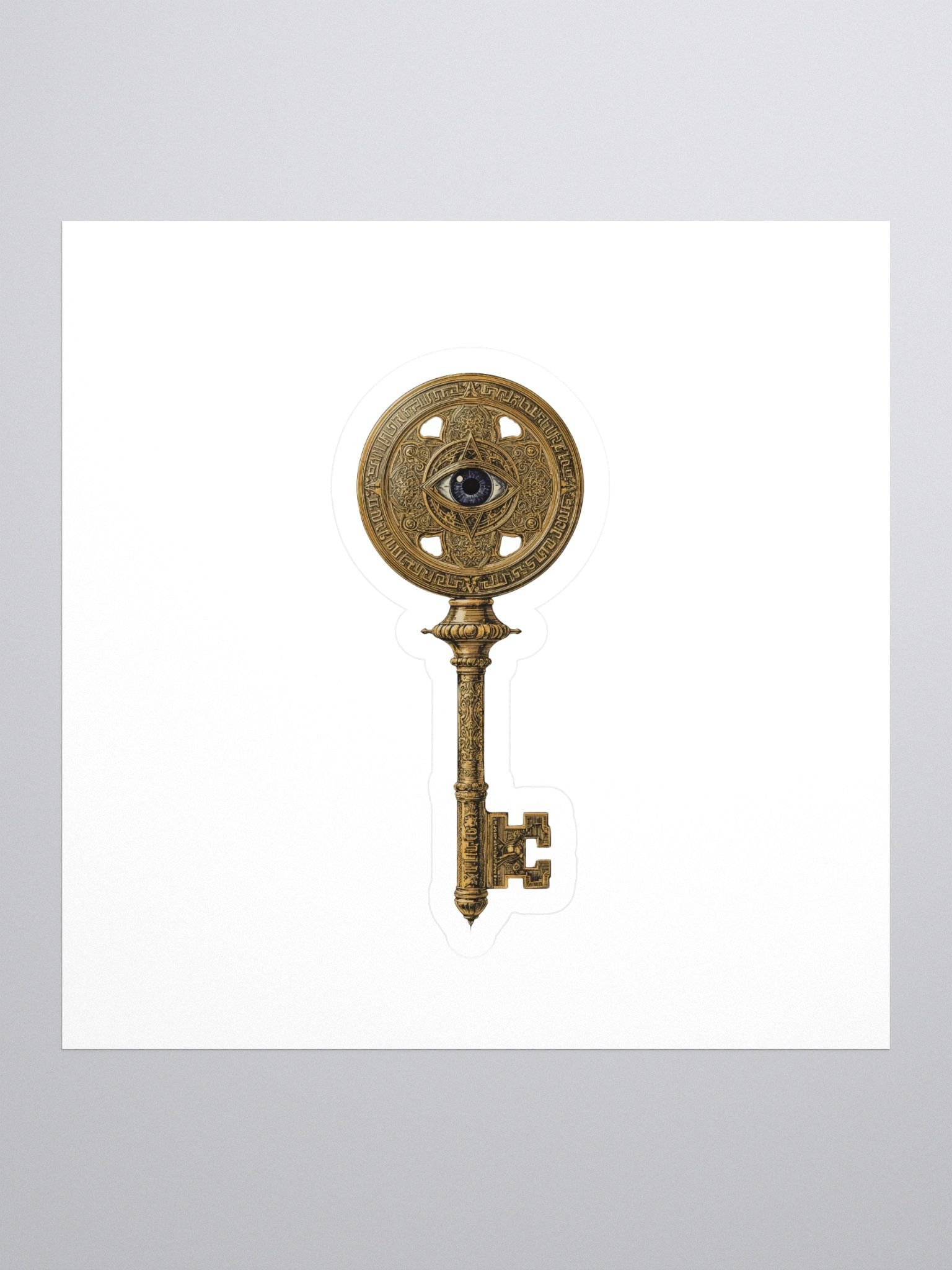 The Gatekeeper’s Key Vinyl Sticker – Custom Cut Indoor Decal product image (1)