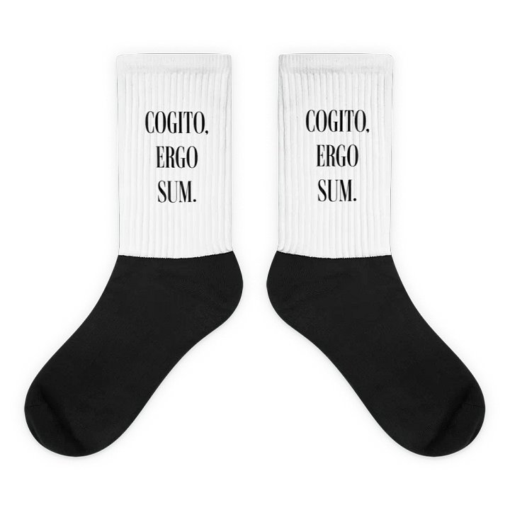 Cogito, Ergo Sum Socks product image (2)