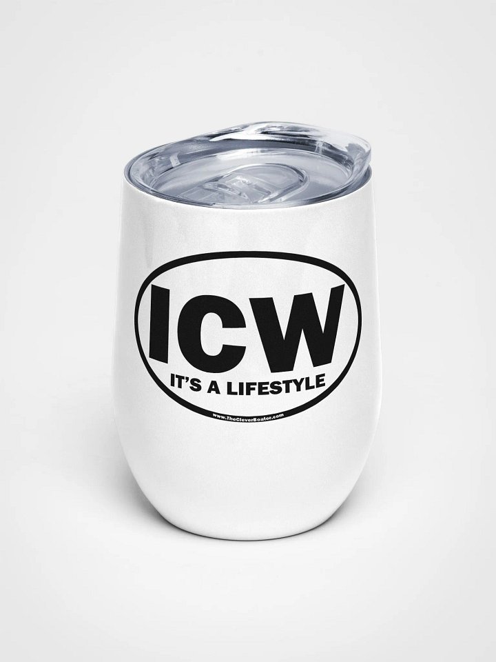 ICW - It's A Lifestyle - Wine Tumbler - Insulated Stainless Steel product image (1)